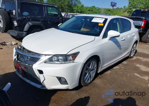2014 Lexus Ct 200H z USA, uszkodzony, nr VIN JTHKD5BH7E2205354